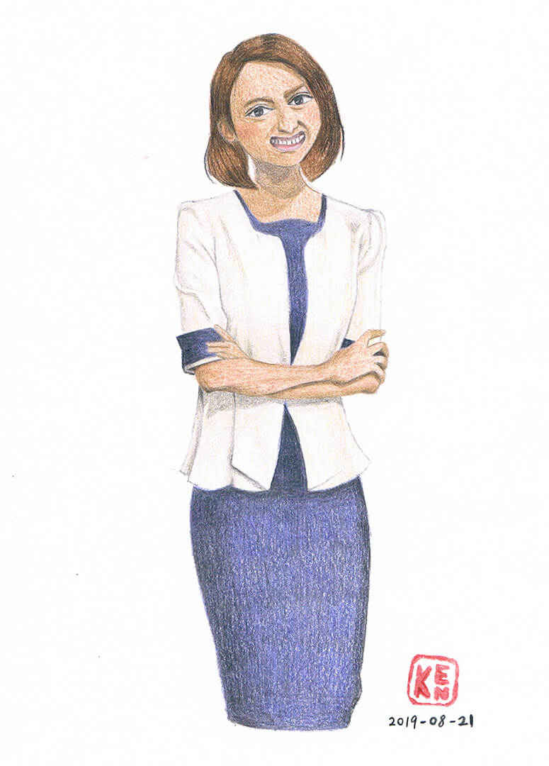 香港新聞女神 - 利君雅 Hong Kong Reporter - Nebela Qoser