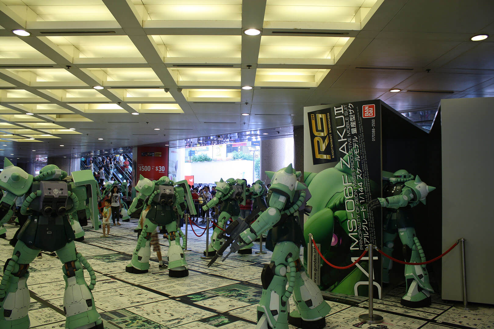 Gundam Docks at Hong Kong