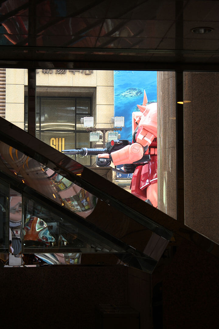 Gundam Docks at Hong Kong